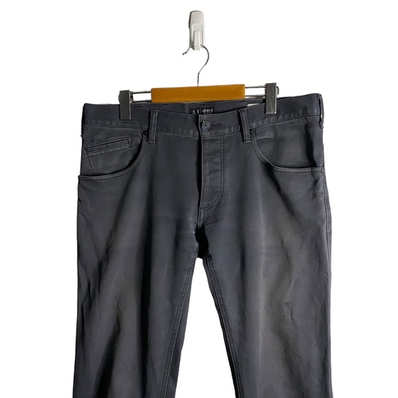 Armani Exchange Men's Gray Slim Fit Button Fly Denim Jeans - Picture 2 of 10